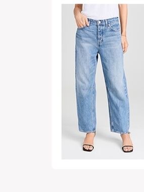 Madewell Darted Barrel Leg Jean